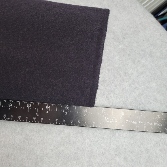 Reiss Bridget Wool Blend Blindseam Coat Black Waist Tie Size 12 Classic Designer - Picture 5 of 12